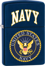 Load image into Gallery viewer, Zippo Lighter- Personalized Engrave for U.S. Navy Navy Blue #Z105
