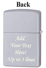 Load image into Gallery viewer, Zippo Lighter - Personalized Message Engraved on Backside for Tradesman or Craftsman Maintenance Worker Specialist (Firefighter #Z278)

