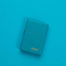 Load image into Gallery viewer, Zippo Lighter - Personalized Custom Message Engrave on Classic with Zippo Logo Windproof Lighter
