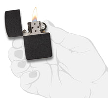 Load image into Gallery viewer, Zippo Lighter - Personalized Message Engraved Black Crackle 1941 Replica 1941 Black Crackle 28582
