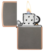 Load image into Gallery viewer, Zippo Lighter - Personalized Message Engraved on Backside Colored Windproof Lighter Rustic Bronze 49839

