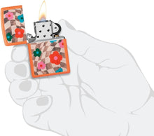 Load image into Gallery viewer, Zippo Lighter- Personalized Engrave Blossoms Flower Power Wavy Flowers 48718
