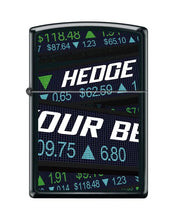 Load image into Gallery viewer, Zippo Lighter- Personalized Engrave Stock Market Struggle Black Matte #Z5455
