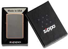 Load image into Gallery viewer, Zippo Lighter - Personalized Message Engraved on Backside Colored Windproof Lighter Rustic Bronze 49839
