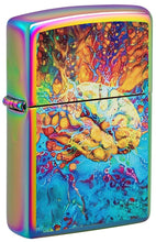 Load image into Gallery viewer, Zippo Lighter - Personalized Custom Message Engraved on Backside for Special Designs Windproof Lighter (Psychedelic Brain 49787)
