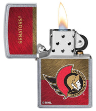 Load image into Gallery viewer, Zippo Lighter - Personalized Customize Message Engrave on Backside for Ottawa Senators NHL Team 48048

