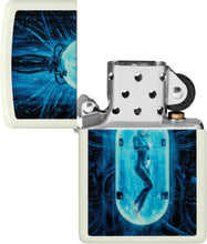 Load image into Gallery viewer, Zippo Tube Woman Design Glow in The Dark Matte Pocket Lighter
