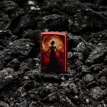 Load image into Gallery viewer, Zippo - Customized Message on Mazzi® Woman Silhouette Metallic Red 46410
