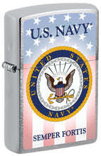 Load image into Gallery viewer, Zippo Lighter- Personalized Engrave for U.S. Navy Semper Fortis #Z5216
