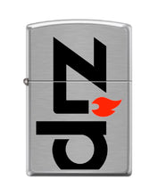 Load image into Gallery viewer, Zippo Lighter- Zippo and Flame Logo Windproof Lighter (Zippo Large Font #Z6031)

