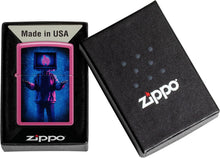 Load image into Gallery viewer, Zippo Flame TV Man Design Frequency Pocket Lighter
