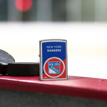 Load image into Gallery viewer, Zippo Lighter - Custom Engraved with Your Message for NHL New York Rangers 2024 Street Chrome Pocket Lighter 46200
