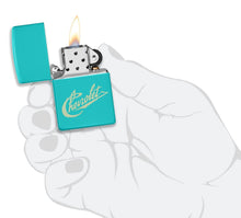 Load image into Gallery viewer, Zippo Lighter- Personalized Engrave for Chevy Chevrolet Flat Turquoise #48399
