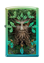 Load image into Gallery viewer, Zippo Lighter- Personalized Engrave Lucky Clover Shamrock Kings Oak Tree Z5182
