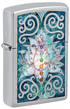 Load image into Gallery viewer, Zippo Lighter- Personalized Engrave Blossoms Flower Power Lotus Flower #48592
