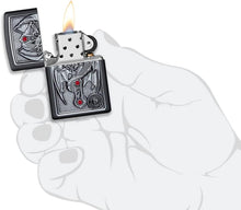 Load image into Gallery viewer, Zippo Anne Stokes Gothic Guardian Emblem Pocket Lighter
