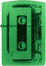 Load image into Gallery viewer, Zippo - Customized Message on Cassette Tape Glow in The Dark Pocket 46429
