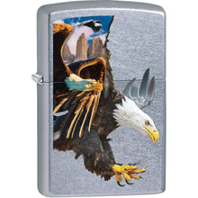 Load image into Gallery viewer, Zippo Lighter- Personalized Engrave Americana Eagle Prey USA Flag #Z1013
