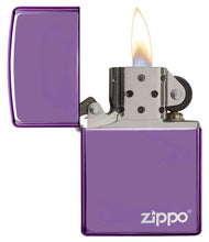 Load image into Gallery viewer, Zippo Lighter - Personalized Custom Message Engrave on Classic with Zippo Logo Windproof Lighter
