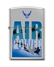 Load image into Gallery viewer, Zippo Lighter -for U.S. Air Force USAF Eagles Jets Airplanes Fighters #Z5358
