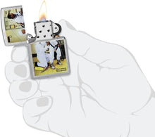 Load image into Gallery viewer, Zippo Norman Rockwell Astronaut Street Chrome Pocket Lighter
