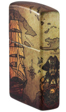 Load image into Gallery viewer, Zippo Lighter - Personalized Custom Message Engraved on Backside Pirate Ship Design 540 Color #49355
