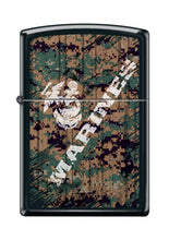 Load image into Gallery viewer, Zippo Lighter- Personalized Engrave for Marine Corps USMC Camouflage #Z5132
