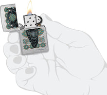 Load image into Gallery viewer, Zippo Customized Message ond for Buck Wear Southwest Bison Street Chrome 46422
