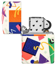 Load image into Gallery viewer, Zippo Lighter - Custom Engraved with Your Message for Throwback Pattern Design 540 Color Glow in The Dark Pocket Lighter 46286
