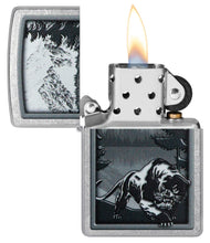 Load image into Gallery viewer, Zippo Lighter- Personalized Engrave Animals Outdoors Nature Mountain Lion 48381
