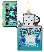 Load image into Gallery viewer, Zippo Lighter - Personalized Message Engraved on Backside for Iron Maiden Windproof Lighter (Speed of Light #49816)
