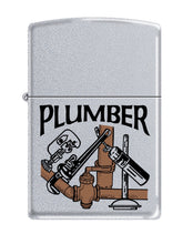 Load image into Gallery viewer, Zippo Lighter - Personalized Message Engraved on Backside for Tradesman Craftsman Maintenance Worker Specialist Plumber #Z284
