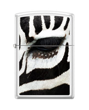 Load image into Gallery viewer, Zippo Lighter-Zebra Eye White Matte Windproof Lighter #Z5476
